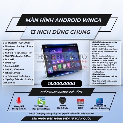 Màn hình Android Winca 13 inchs dùng chung