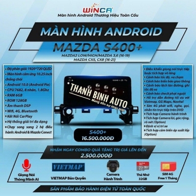 Màn hình Android Winca MAZDA S400+