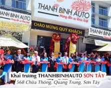 Tưng bừng khai trương ThanhBinhAuto Sơn Tây