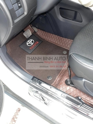Thảm sàn 360 & ốp bậc cửa inox cho xe Toyota Raize 2021