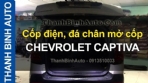 Video Cốp điện, đá chân mở cốp xe CAPTIVA