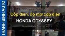 Video Cốp điện, độ mở cốp điện HONDA ODYSSEY - ThanhBinhAuto