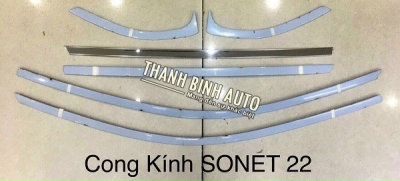 Viền cong kính xe KIA SONET