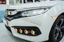 Led gầm mẫu BUGATI cho xe HONDA CIVIC 2017