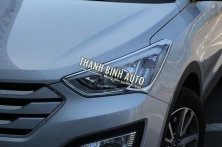 Viền đèn pha Hyundai Santafe 2015