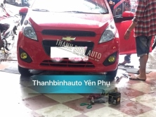 Lắp đèn gầm cho xe SPARK bản thiếu