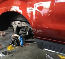 Ốp má phanh Brembo màu xanh