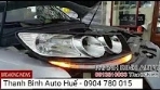 Video Độ đèn Led mý thủy tinh chạy 2 chế độ xe SANTAFE 2007 2012