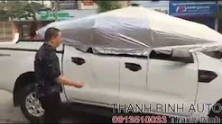 Video Ô điện, dù điện chống nắng cho ô tô xe hơi - ThanhBinhAuto