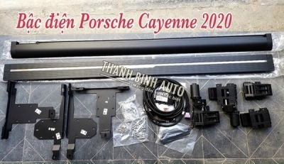 Bậc điện, bệ bước điện xe Porsche Cayenne 2020