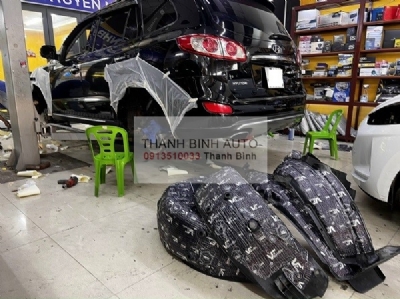 Cách âm hộc bánh xe SANTAFE