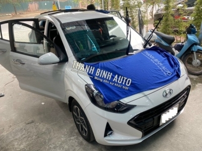 Dán phim cách nhiệt LLumar cho xe Hyundai i10 2022