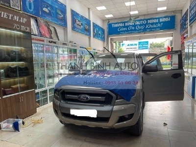 Dán phim cách nhiệt Ntech Hàn quốc cho xe Ford Ranger 2016