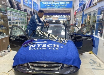 Dán phim cách nhiệt cho xe Lacetti 2010