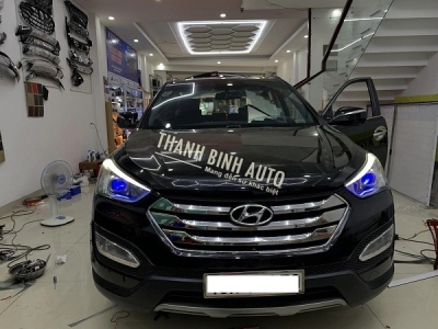 Độ đèn xe SANTAFE