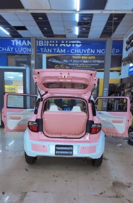 Độ full xe VF3 màu hồng
