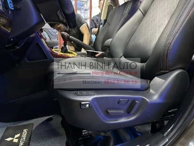 Ghế chỉnh điện 8 hướng, làm mát ghế, bọc da Nappa cho xe XPANDER