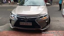 Video Độ body mẫu Lexus và bộ đèn pha mẫu Audi xe TOYOTA CAMRY ThanhBinhAuto