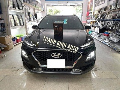Lắp bi Led Aozoom Leo cho xe Hyundai Kona 2021