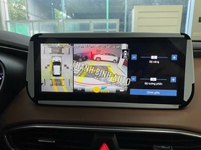 Lắp camera 360 Owin Plus cho xe SANTAFE 2023