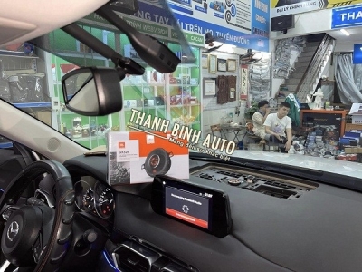 Lắp loa center JBL cho xe MAZDA CX5 2020