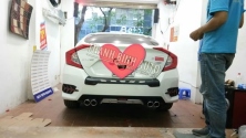 Lip pô, lippo, lip sau HONDA CIVIC 2018 2019 m2