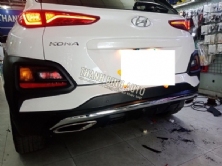 Lip pô, lippo, lip chia đôi pô kiểu Mer xe Hyundai Kona 2020 2021