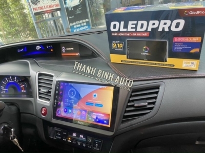 Màn Android OledPro A5 chip 8 nhân cho xe HONDA CIVIC 2015
