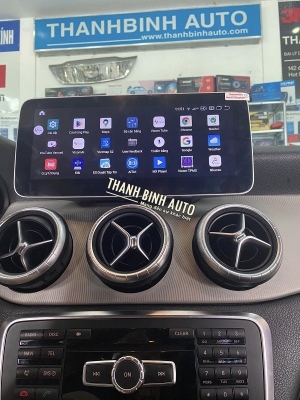 Màn hình Android, TPMS, loa cánh cho xe Merc GLA200