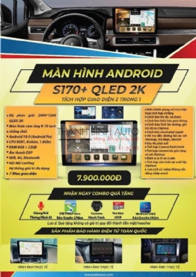 Màn hình Android Winca S170+ Qled 2K cho xe Ford Ecosport