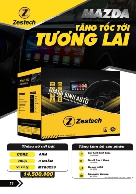 Màn hình Android Zestech cho xe MAZDA