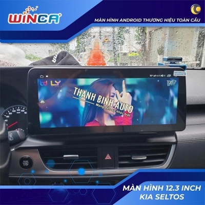Màn hình nguyên khối 12.3 inchs cho xe KIA SELTOS