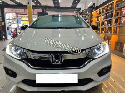 Nâng cấp ánh sáng đèn pha xe HONDA CITY 2016