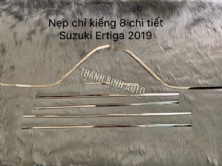 Nẹp chỉ kiếng 8 chi tiết SUZUKI ERTIGA 2019 2020