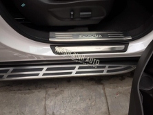 Ốp bậc cửa trong + ngoài HYUNDAI SANTAFE 2018