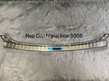 Ốp chống trầy cốp ngoài inox xe Peugeot 3008 2020