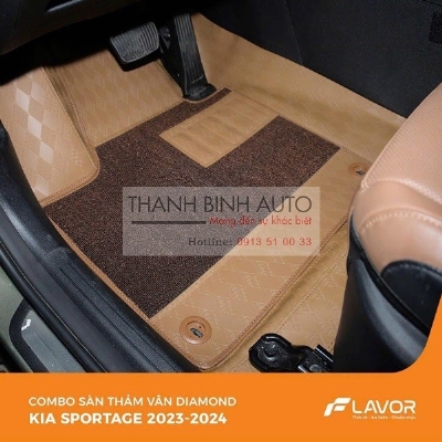 Thảm sàn Lavor Diamond cho xe Kia Sportage