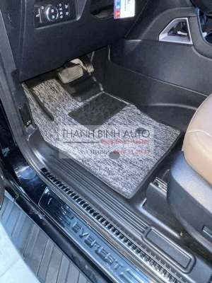 Thảm sàn nhựa đúc cho xe Ford Everest 2024