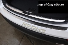 Ốp chống trầy cốp sau trong ngoài Hyundai Santafe