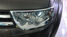 Viền đèn pha Pajero Sport